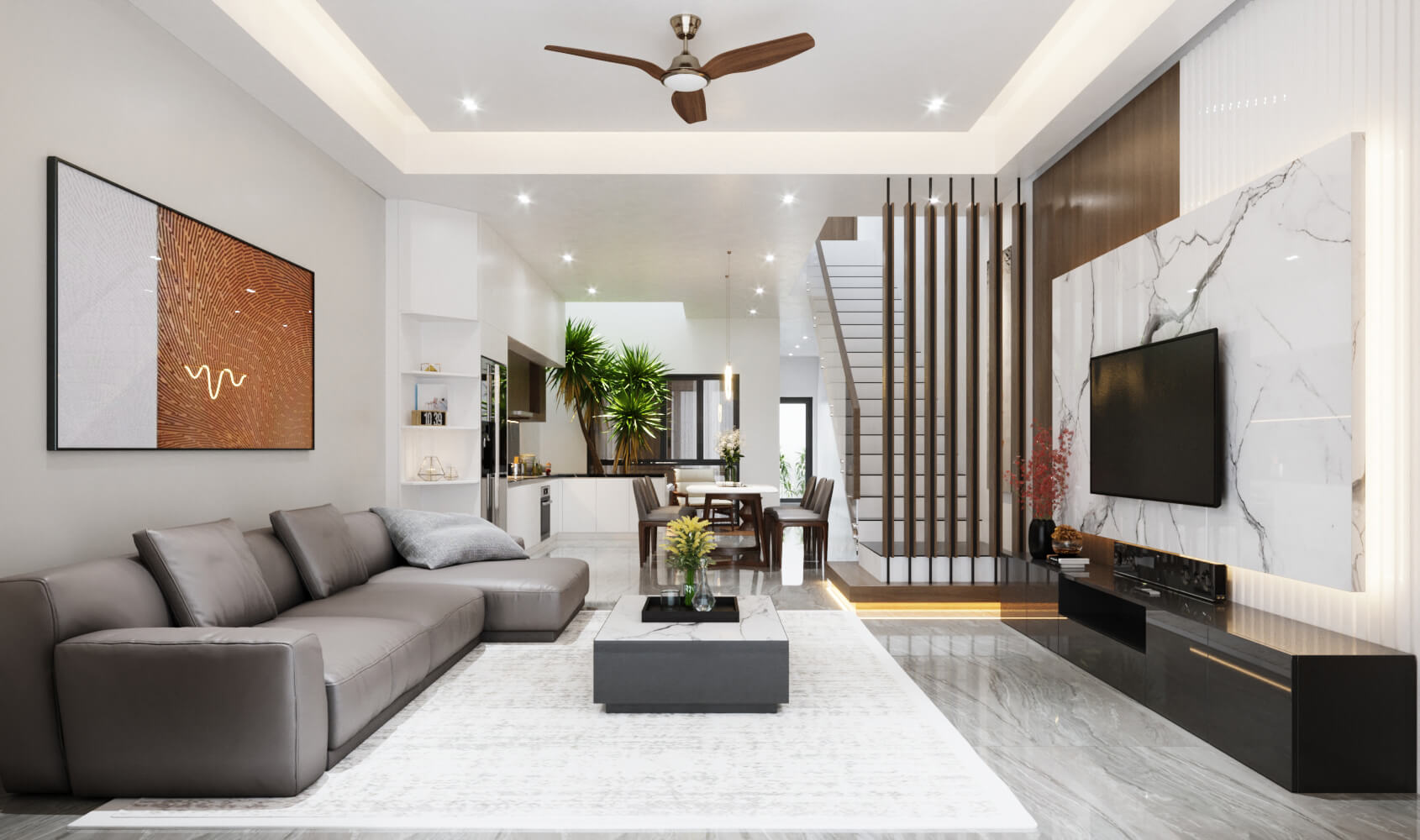 5 Mẫu Trần Thạch Cao Phòng Khách Đẹp 2025 5 Mẫu Trần Thạch Cao Phòng Khách Đẹp 2025