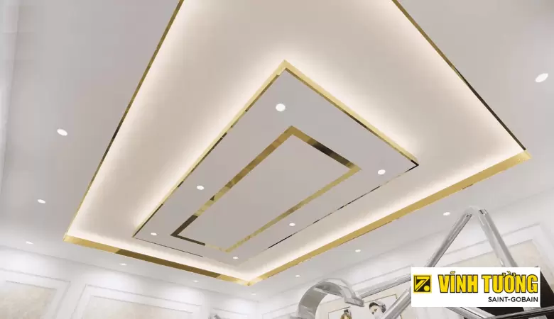 5 Mẫu Trần Thạch Cao Phòng Khách Đẹp 2025 5 Mẫu Trần Thạch Cao Phòng Khách Đẹp 2025